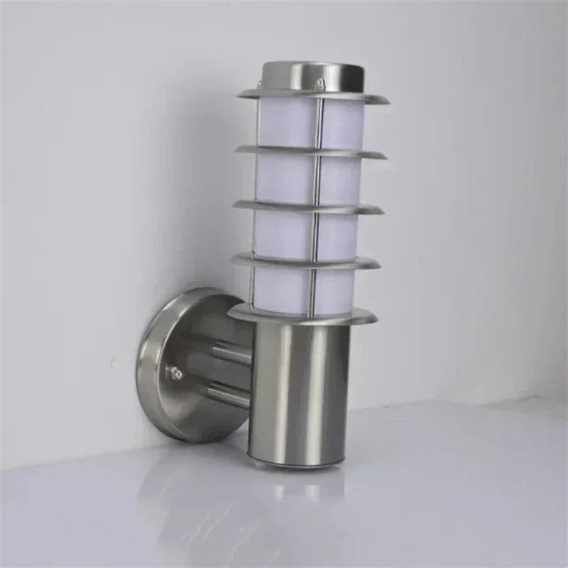 Lampe Murale Extérieure en Acier Inoxydable - Résistante aux Intempéries avec Éclairage LED