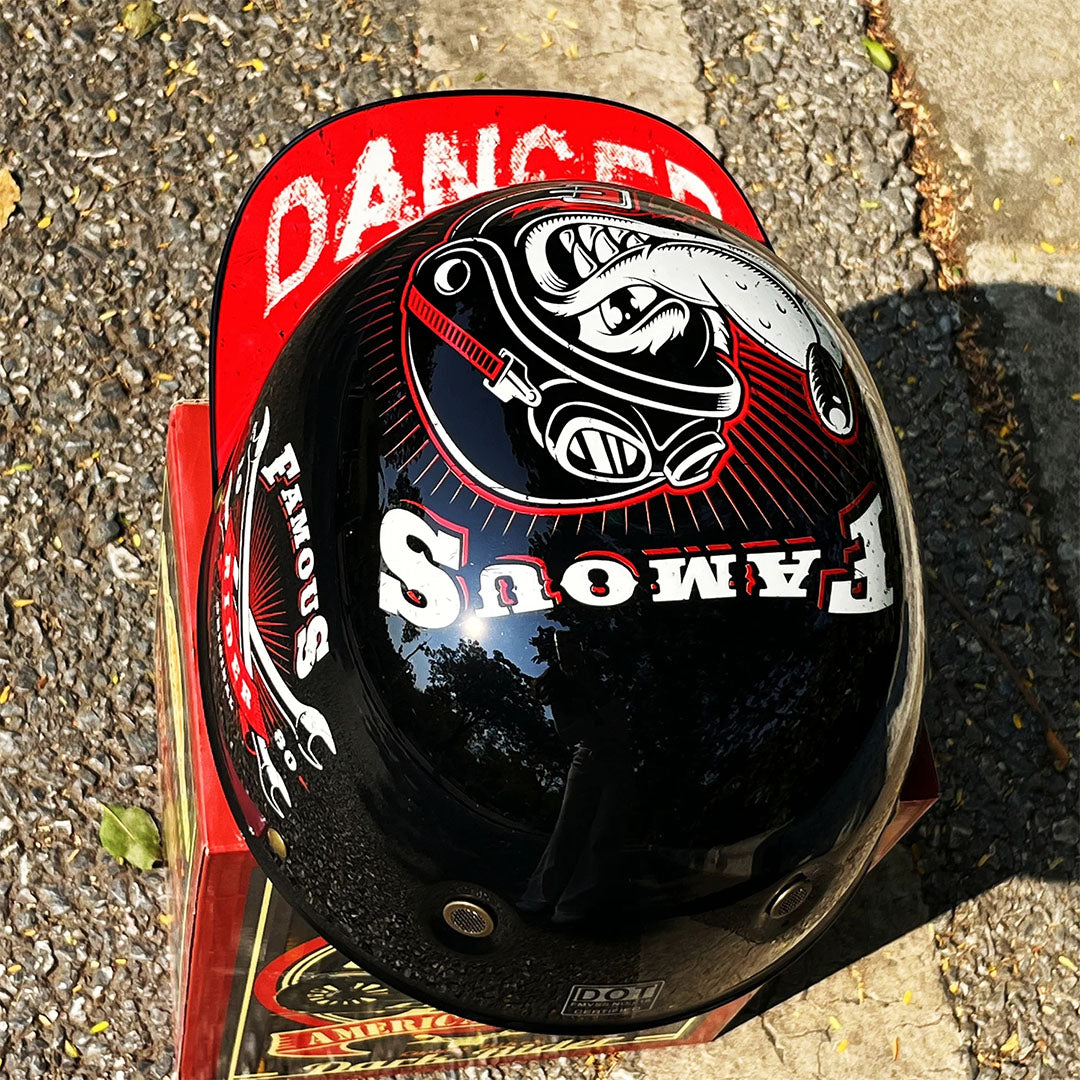 Casque de Moto Baseball Certifié - Style Élégant et Sécurité Optimale