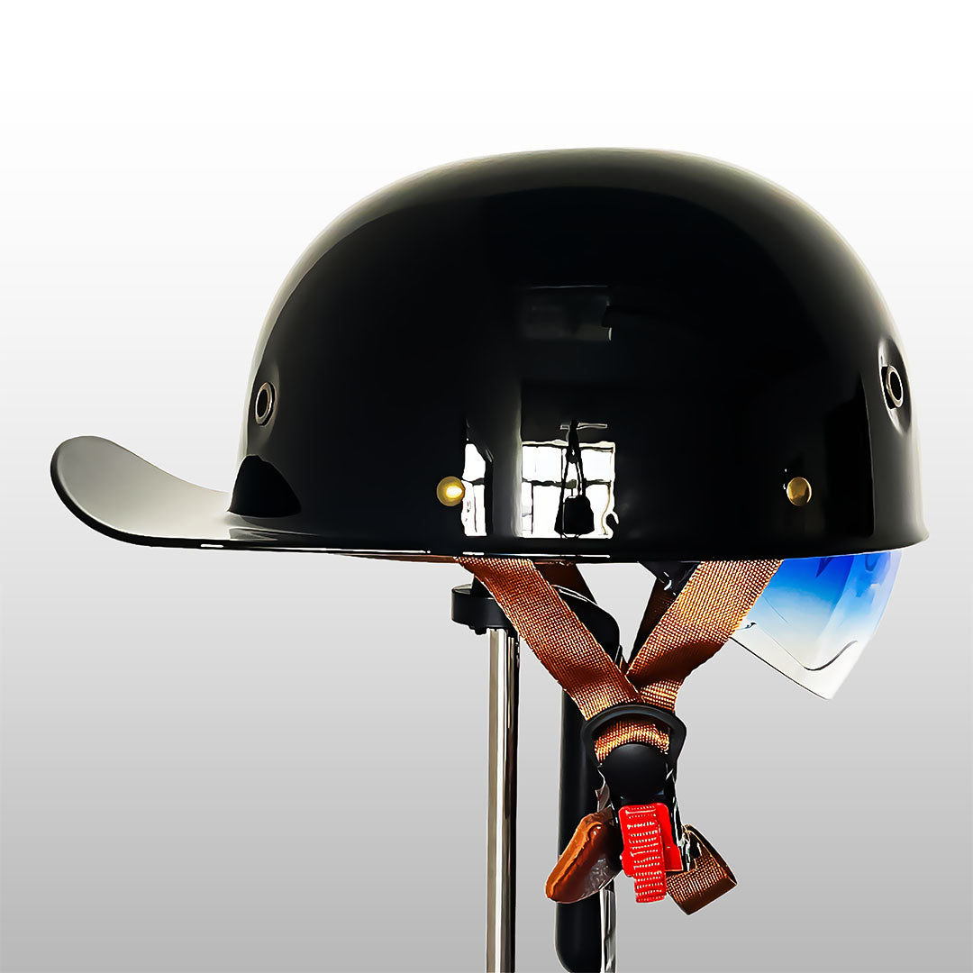 Casque de Moto Baseball Certifié - Style Élégant et Sécurité Optimale