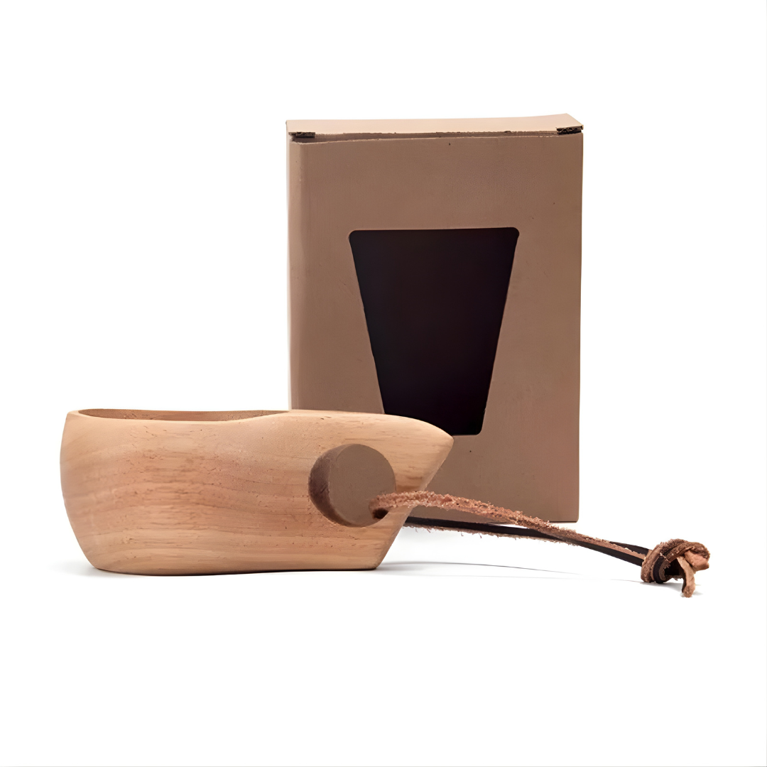 Tasse en Bois Artisanale - Unique et Écologique pour Décorations Rustiques