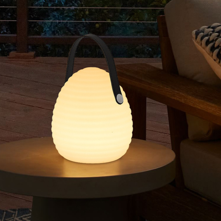 Lanterne Moderne d'Extérieur avec LED - Télécommande et 16 Couleurs Personnalisables