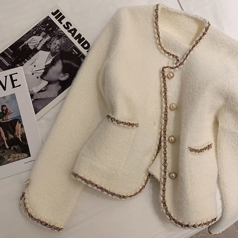 Veste Élégante en Velours de Mison - Style Chic et Confort Optimal