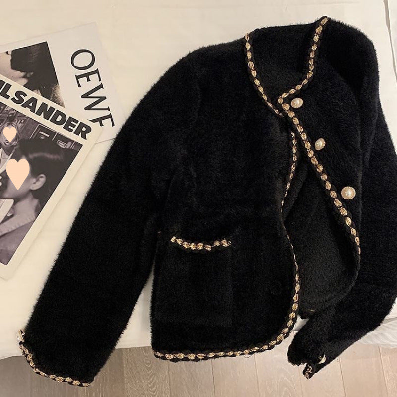Veste Élégante en Velours de Mison - Style Chic et Confort Optimal