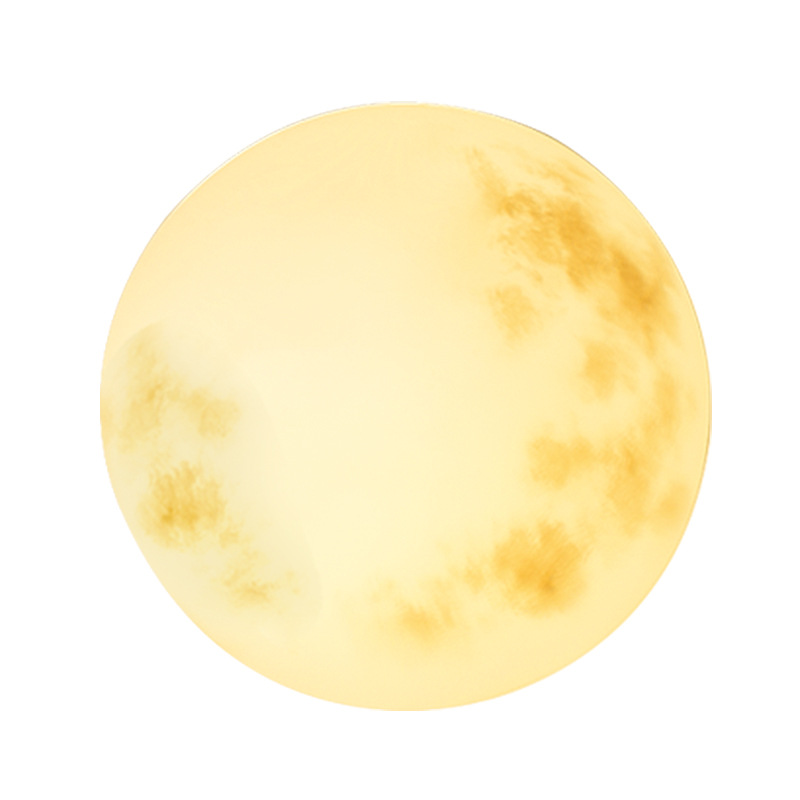 Lampe d'extérieur en Forme de Lune - Éclairage LED Étanche et Enchanteur