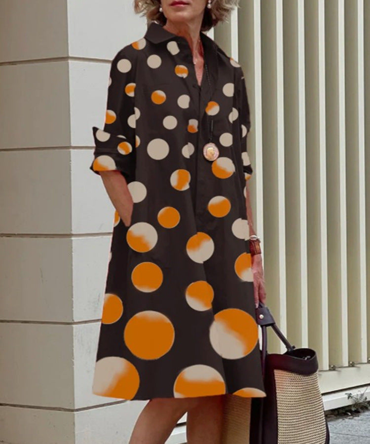 Robe Décontractée Imprimée pour Femmes - Style Estival Flatteur et Confortable