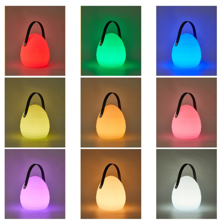 Lanterne Moderne d'Extérieur avec LED - Télécommande et 16 Couleurs Personnalisables