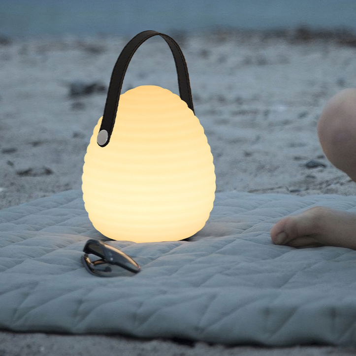 Lanterne Moderne d'Extérieur avec LED - Télécommande et 16 Couleurs Personnalisables