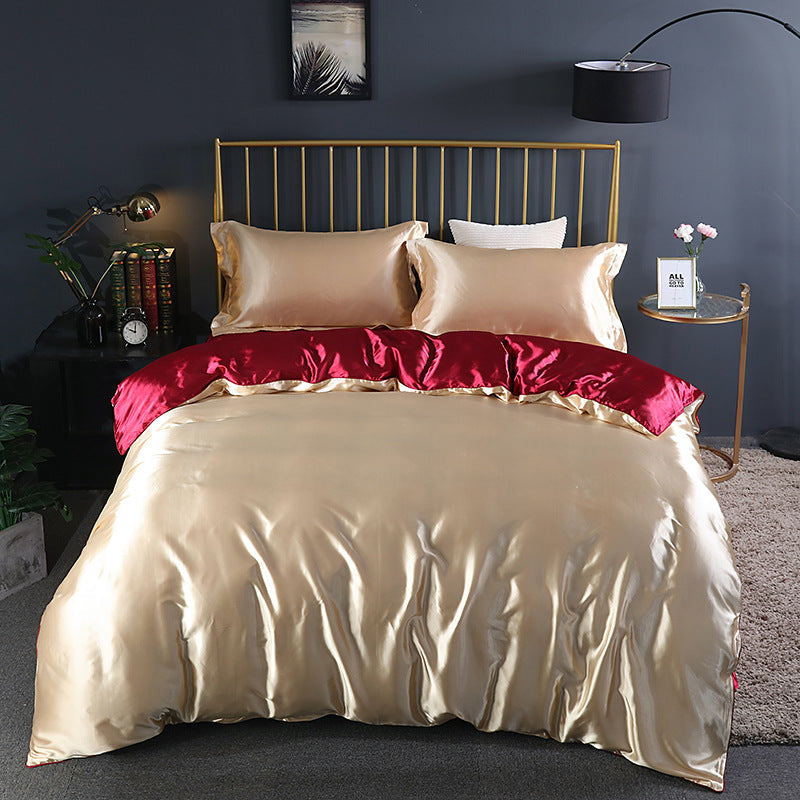 Ensemble de Literie en Satin - Confort Luxueux et Élégance Moderne