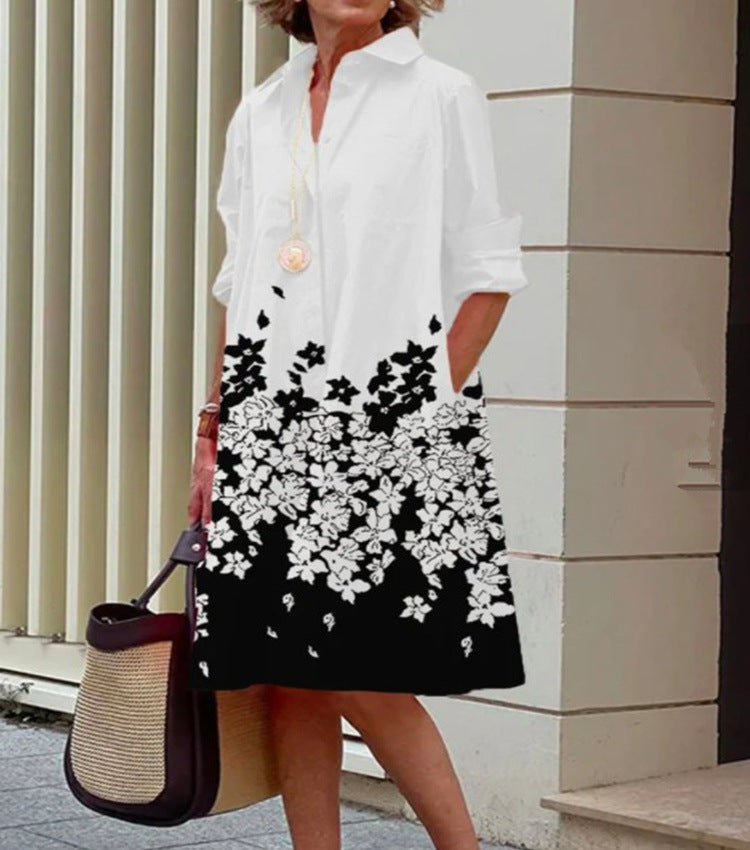 Robe Décontractée Imprimée pour Femmes - Style Estival Flatteur et Confortable