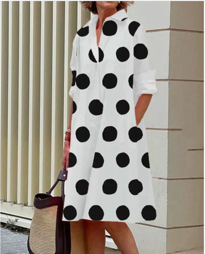 Robe Décontractée Imprimée pour Femmes - Style Estival Flatteur et Confortable