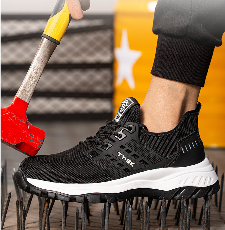 Chaussures de Travail à Embout Acier - Confort Ergonomique Toute la Journée