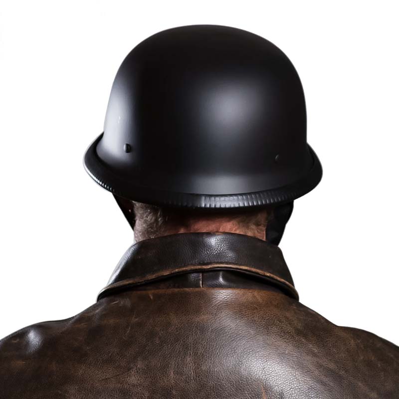 Casque de Moto Demi-Face Sécurisé - Homologué ECE et DOT, Style Vintage