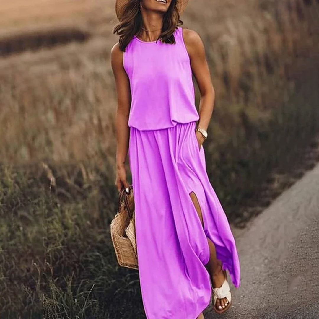 Robe d'été décontractée pour Femmes - Tissu Léger et Confortable