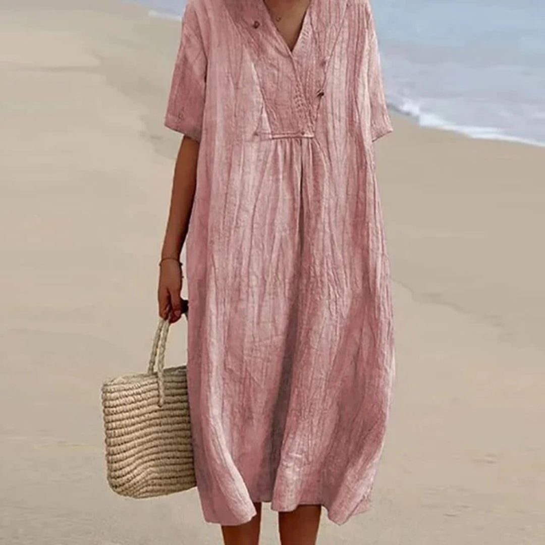 Robe d'été Légère pour Femmes - Coupe Ample et Couleurs Vibrantes
