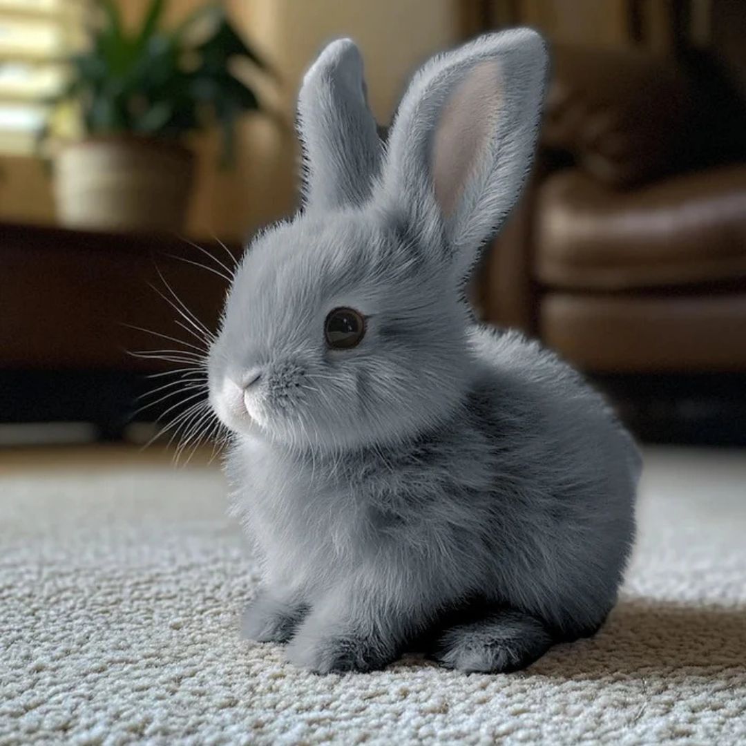 Jouet en Peluche Lapin Doux - Fourrure Ultra-Douce et Détails Réalistes