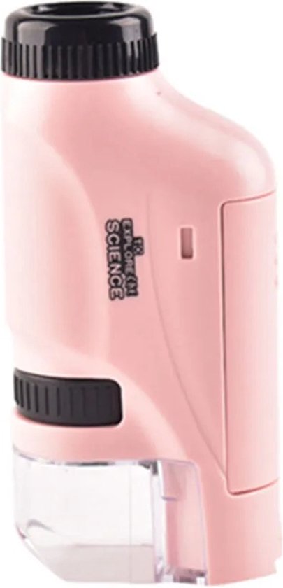 Microscope Portable 60x-120x - Jouet Éducatif avec Lumière LED