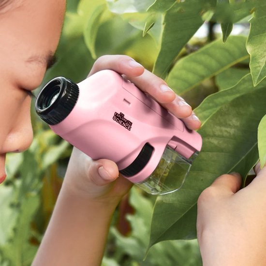 Microscope Portable 60x-120x - Jouet Éducatif avec Lumière LED