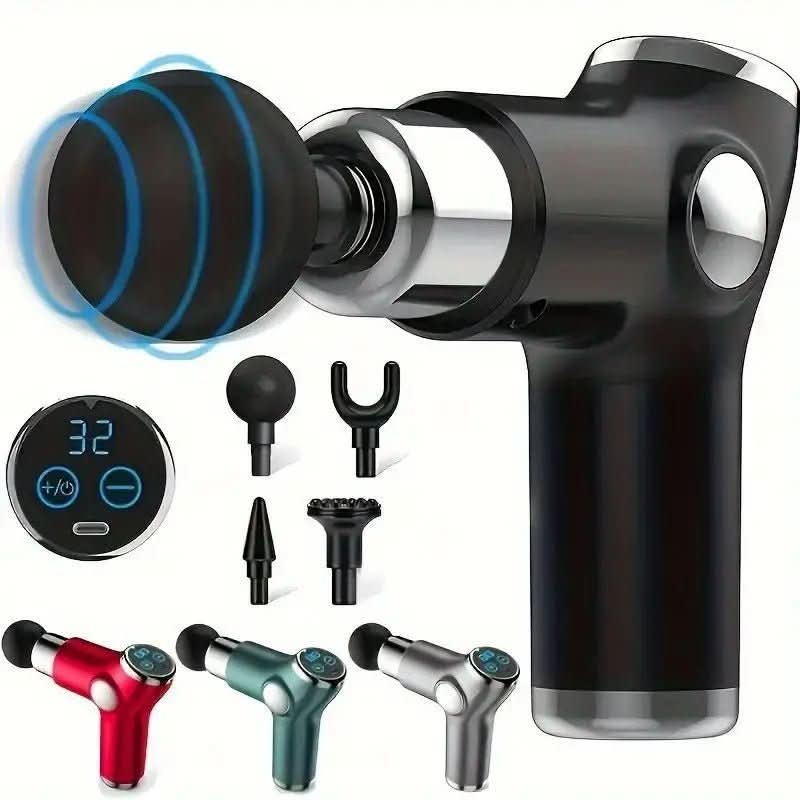 Pistolet de Massage Profond - Soulagement Musculaire et Récupération Efficace