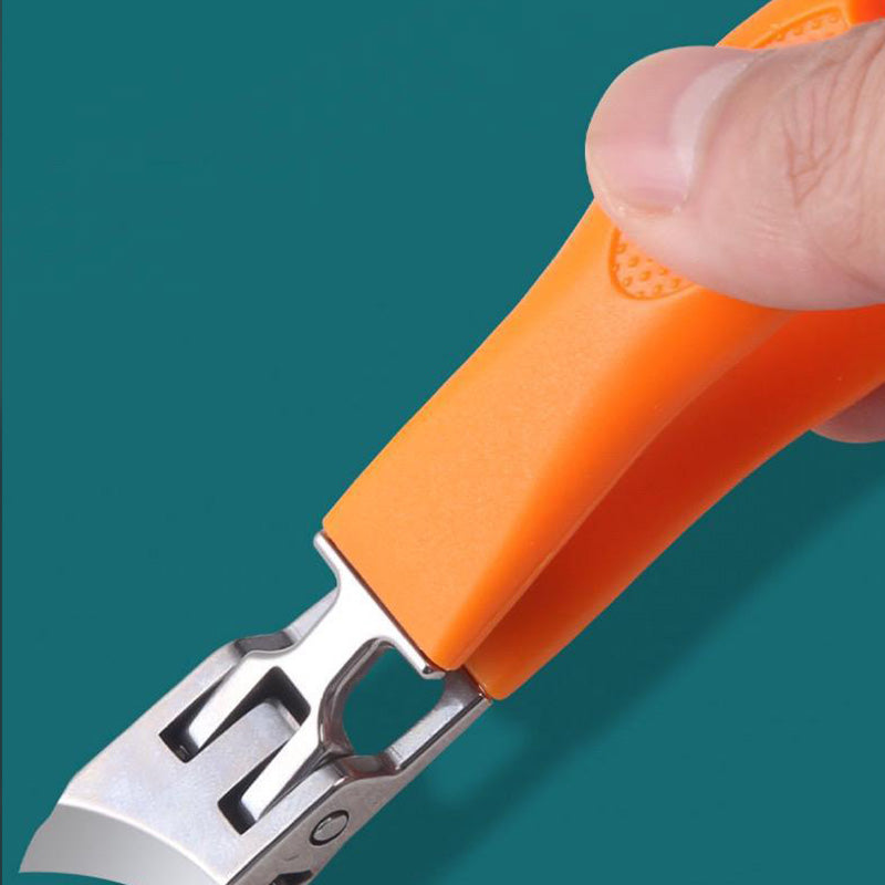 Coupe-Ongles Puissant pour Ongles Épais - Design Ergonomique avec Protection Anti-Projections