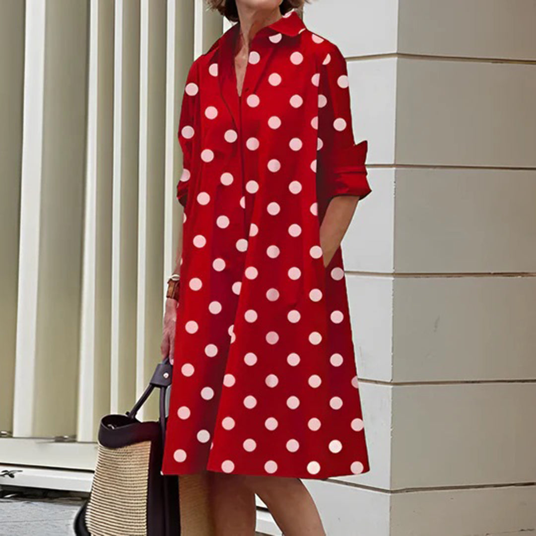 Robe Longue Élégante pour Femmes - Confort et Style Printanier Raffiné