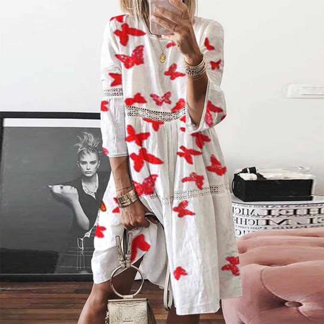 Robe d'été en Dentelle Élégante - Style Maxi Confortable et Décontracté
