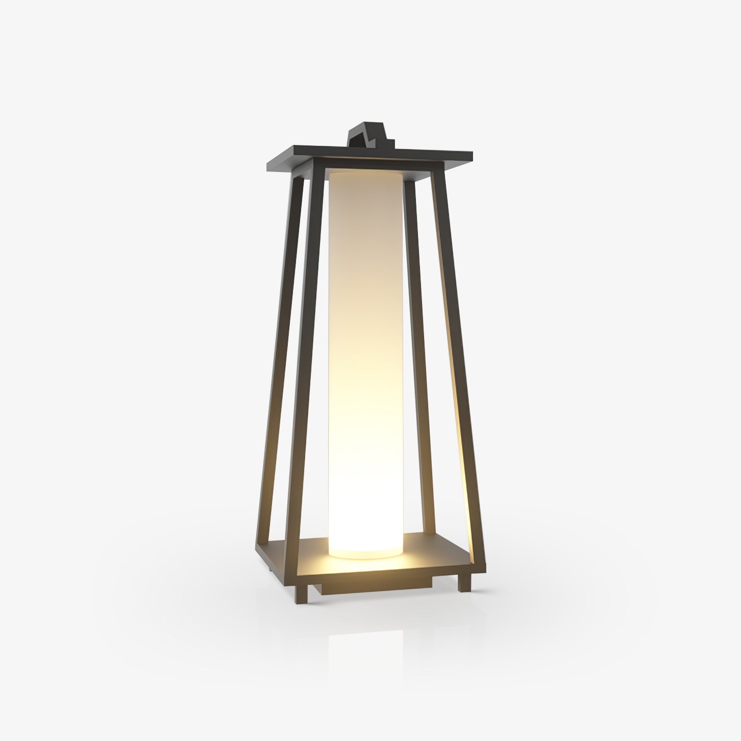 Lampe d'Extérieur Portable en Acier Inoxydable - Éclairage Chaud et Résistant aux Intempéries