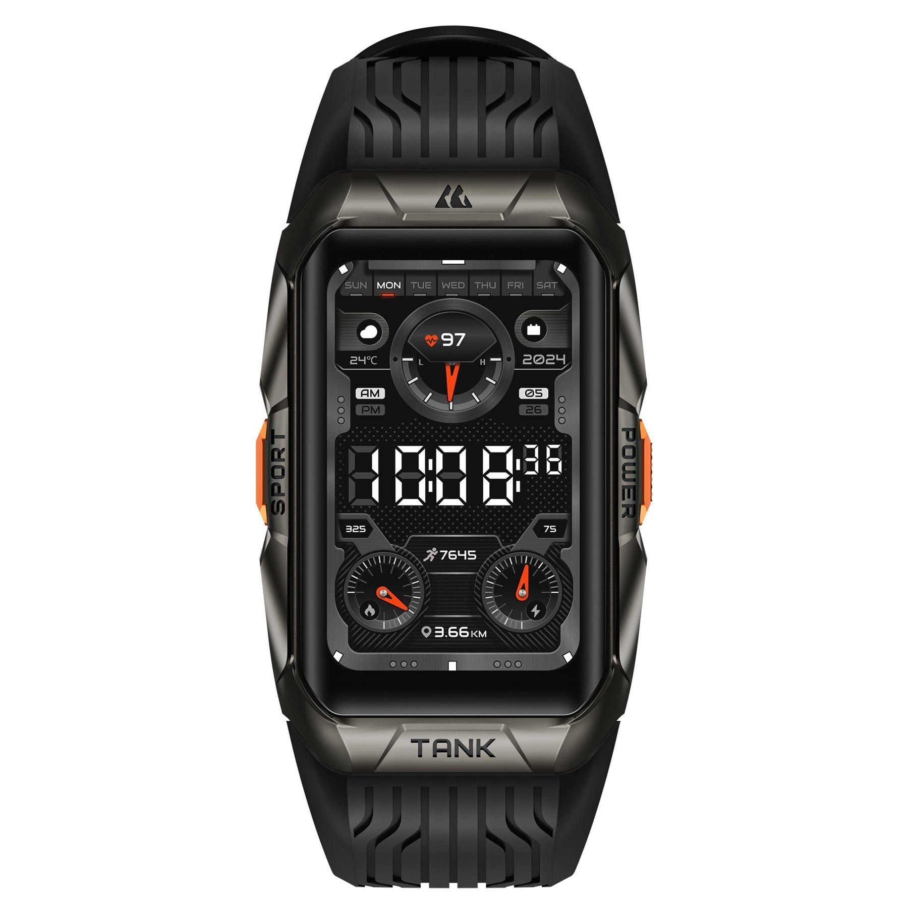Montre Connectée Étanche et Robuste - Écran AMOLED de 1,64 Pouce