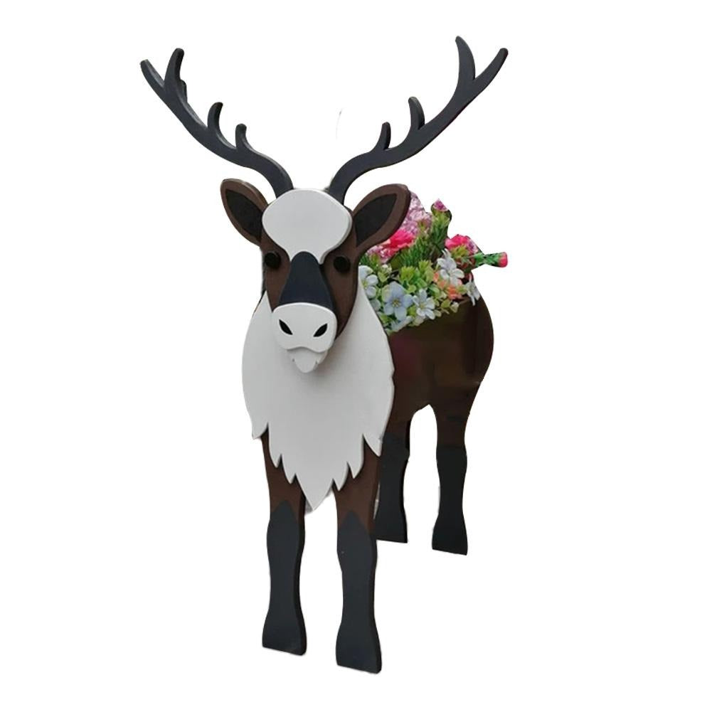 Pot de Fleurs Animal de Ferme - PVC Durable et Résistant aux Intempéries