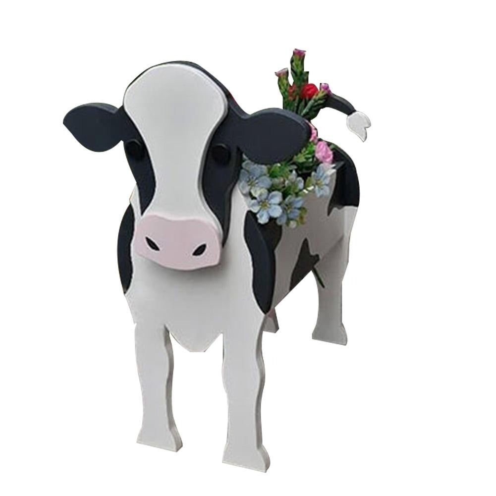 Pot de Fleurs Animal de Ferme - PVC Durable et Résistant aux Intempéries