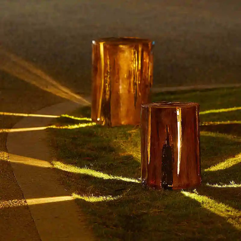 Lampe d'extérieur Imitation Souche d'Arbre - Durée de Vie de 50 000 Heures