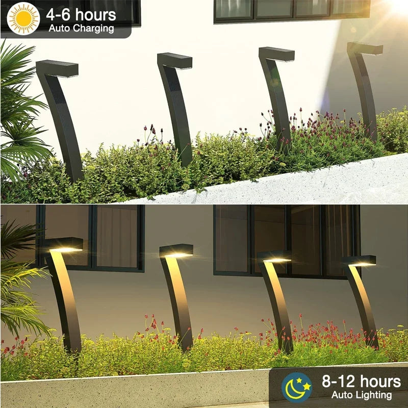 Lampes Solaires à LED pour Jardin - Éclairage Automatique et Résistant aux Intempéries