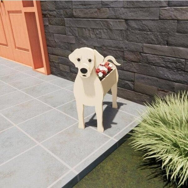 Pot de Fleurs Thème Chiens - Décoratif et Durable pour Intérieur/Extérieur