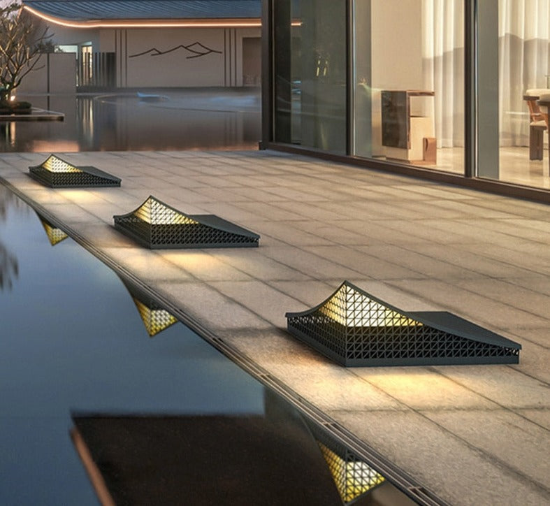 Lumières Solaires Modernes pour Extérieur - Capteur Intelligent et Étanchéité IP65