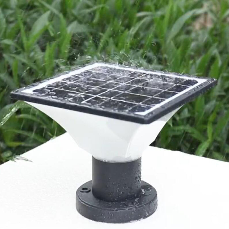 Lampe Solaire Étanche pour Jardin - 3 Couleurs de Lumière et Batterie 4000mAh