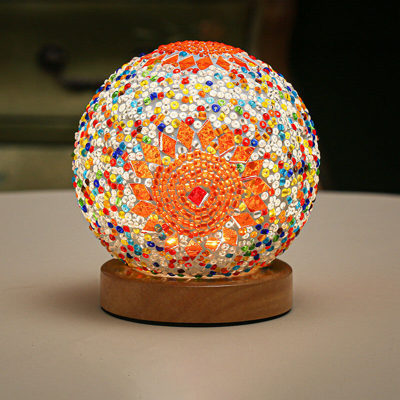 Lampe de Table Bohème Moderne - Design Élégant avec Port USB