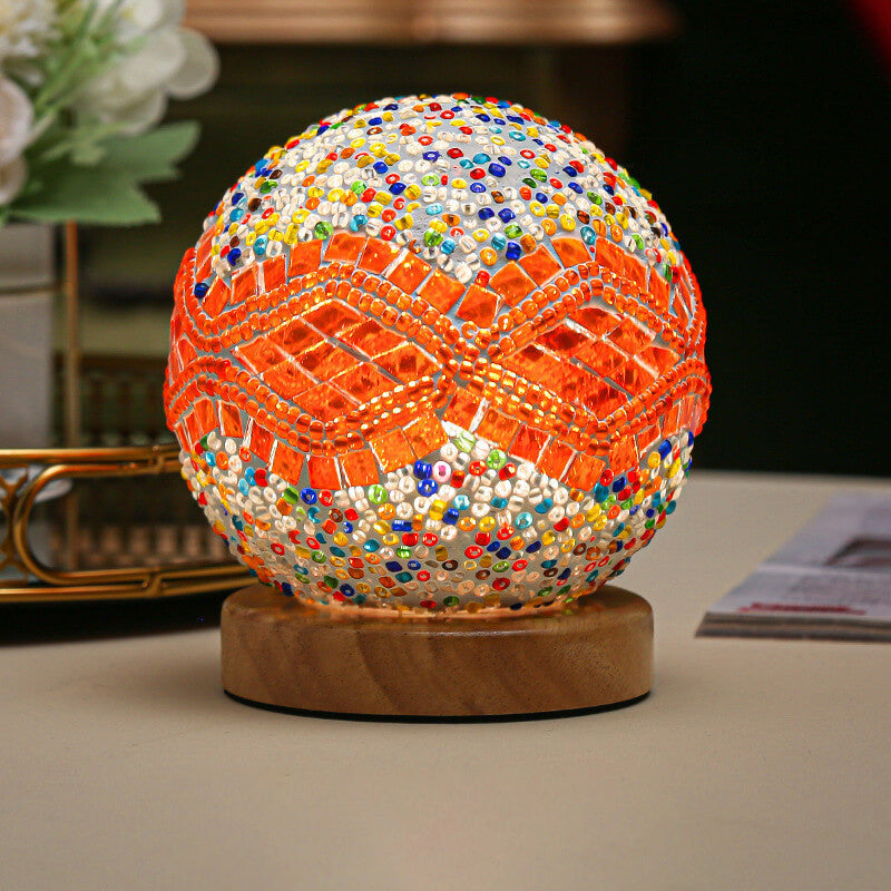 Lampe de Table Bohème Moderne - Design Élégant avec Port USB