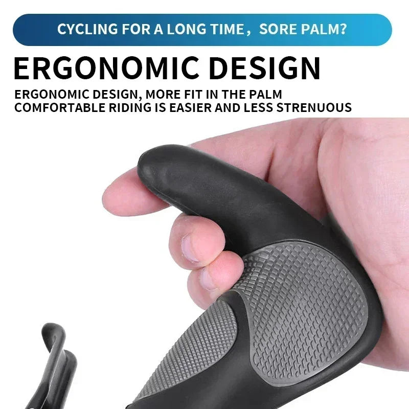 Poignées de VTT Ergonomiques - Confort et Prise Antidérapante