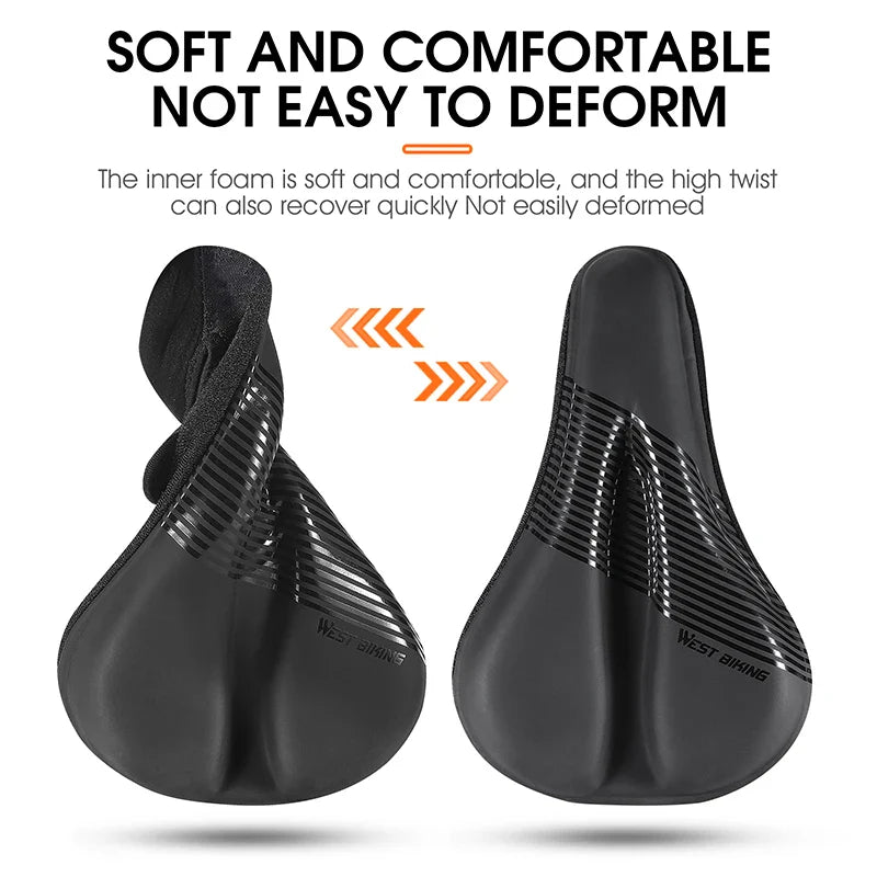 Housse de Selle de Vélo Confortable - Résistante à l'Usure et Étanche
