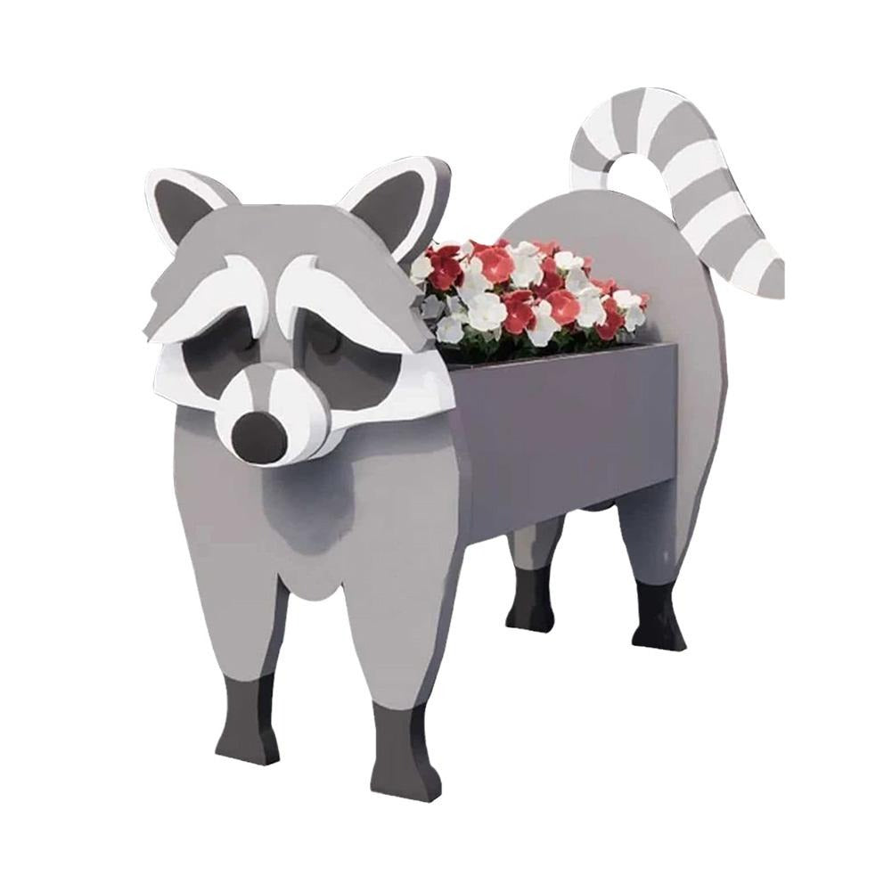 Pot de Fleurs Animal de Ferme - PVC Durable et Résistant aux Intempéries