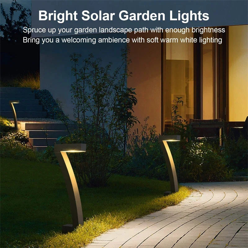 Lampes Solaires à LED pour Jardin - Éclairage Automatique et Résistant aux Intempéries