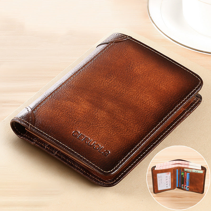 Portefeuille RFID Slim pour Hommes - Protection Anti-Vol et Design Élégant