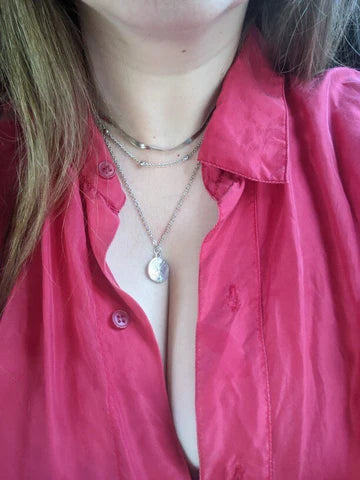 Collier en Argent Sterling Superposé - Élégance et Polyvalence Exceptionnelles