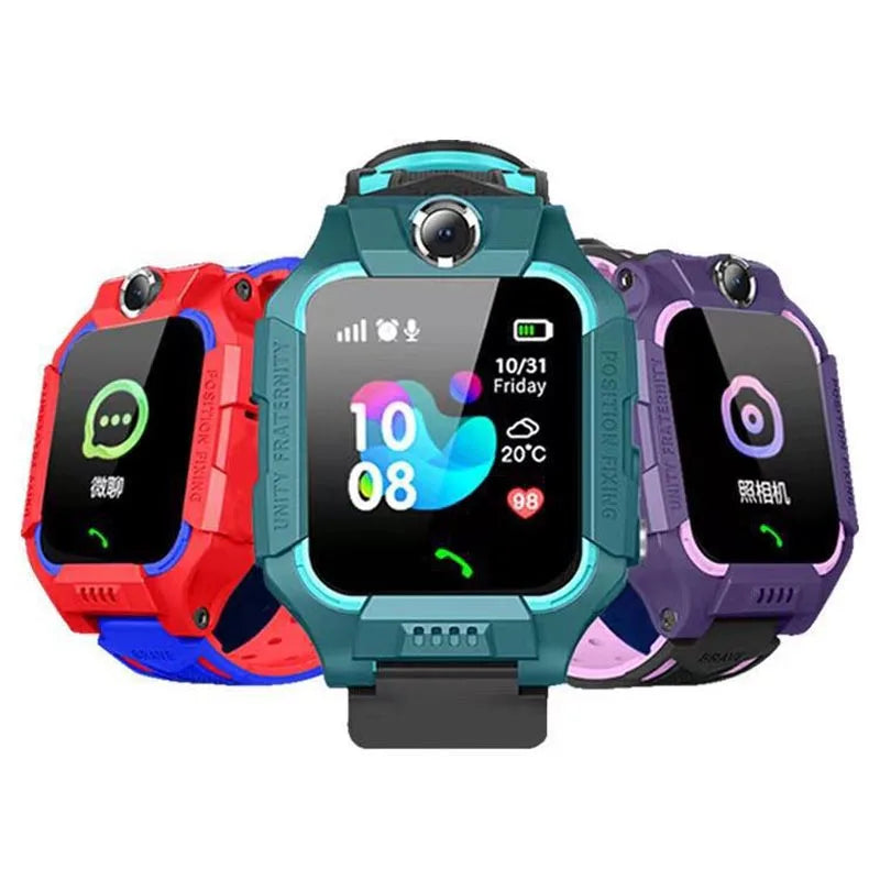 Montre GPS Enfant - Écran Couleur, Fonction SOS et Caméra