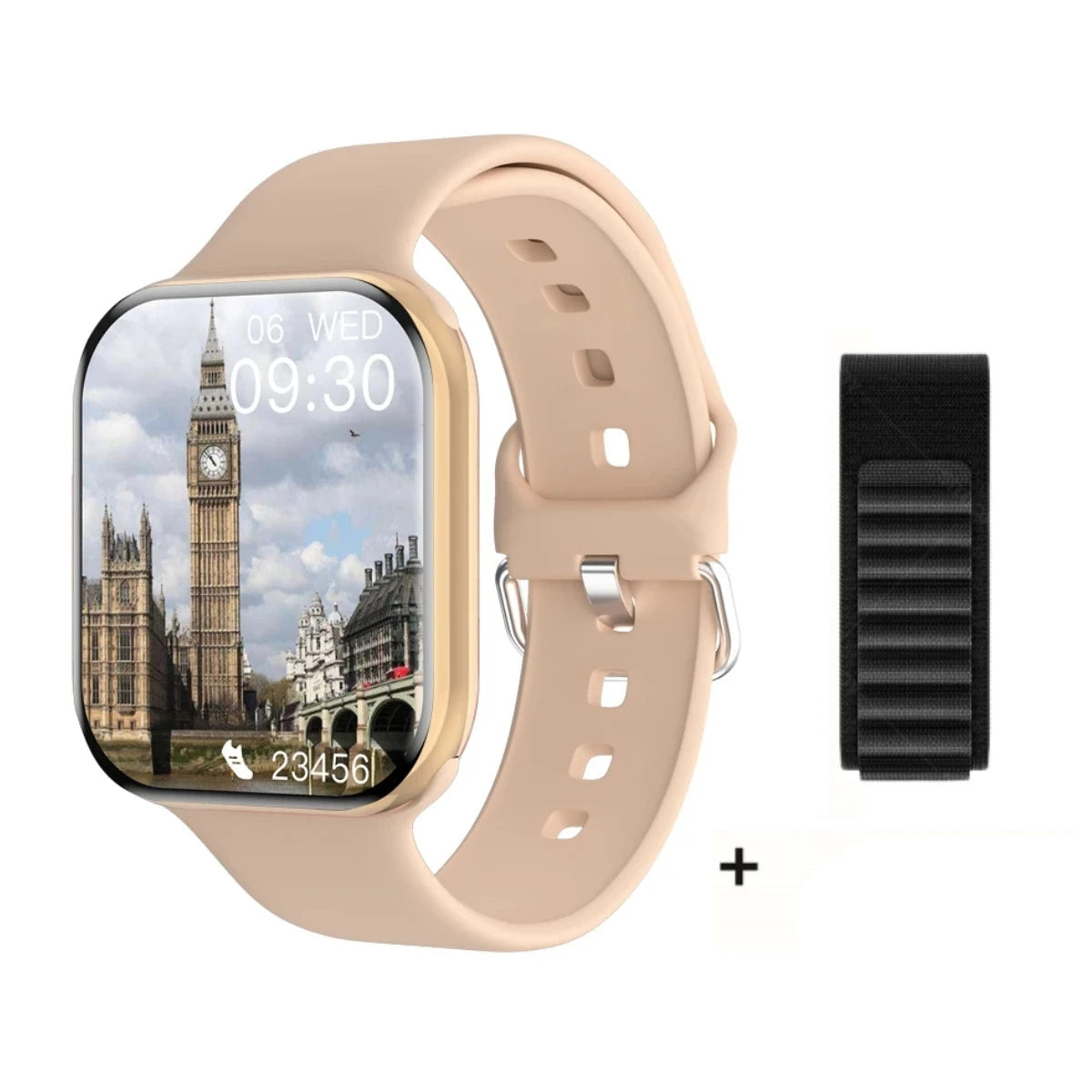 Montre Intelligente Étanche IP68 - Écran HD AMOLED et Suivi de Santé