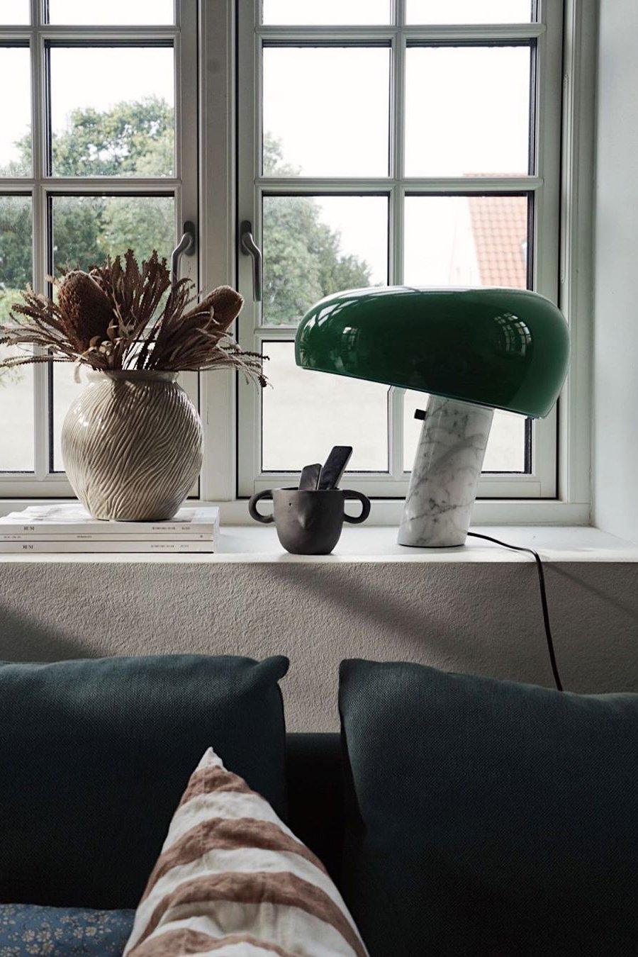 Lampe de Table en Marbre - Élégance et Ambiance Chaleureuse