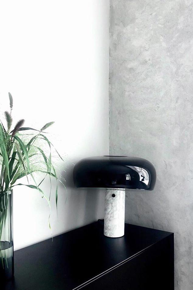 Lampe de Table en Marbre - Élégance et Ambiance Chaleureuse