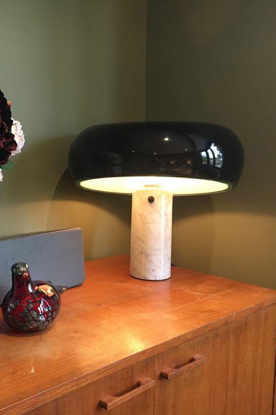 Lampe de Table en Marbre - Élégance et Ambiance Chaleureuse