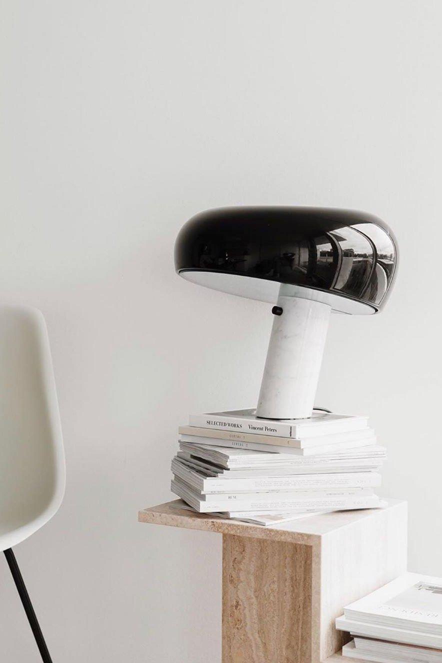 Lampe de Table en Marbre - Élégance et Ambiance Chaleureuse