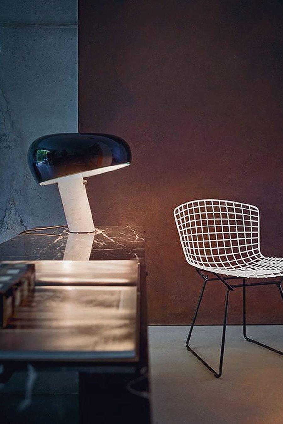 Lampe de Table en Marbre - Élégance et Ambiance Chaleureuse
