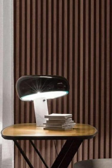 Lampe de Table en Marbre - Élégance et Ambiance Chaleureuse